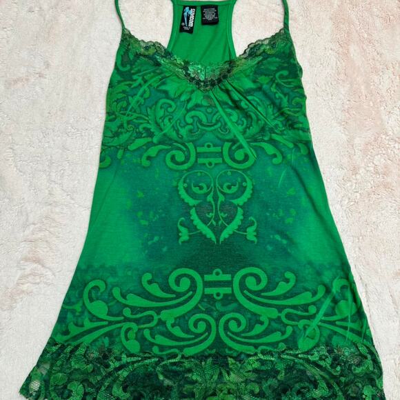 Green weavers cami top - Picture 1 of 8